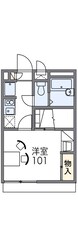 レオパレスル・ソレイユの物件間取画像